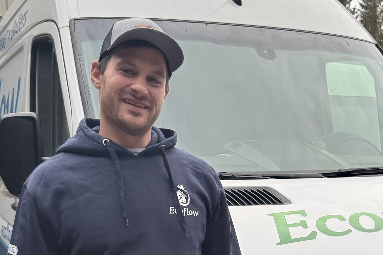 Adam, journeyman plumber at Ecoflow.