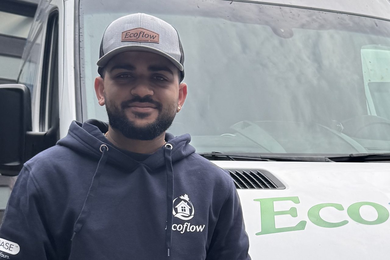 Harman, plumbing apprentice at Ecoflow.